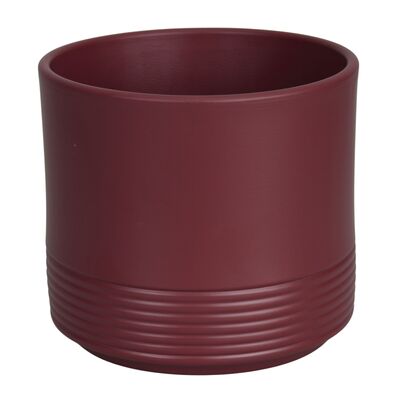 Osłonka ceramiczna CYLINDER RILLE 992 12 cm palisander mat