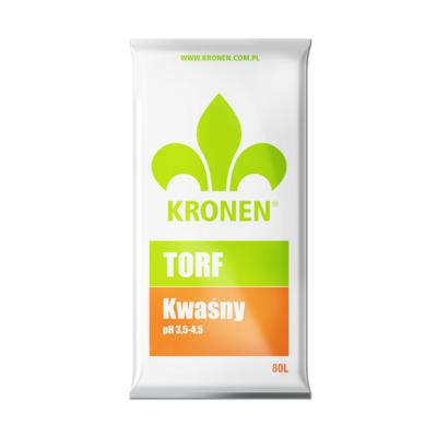Torf kwaśny pH 3,5 - 4,5 80 l KRONEN