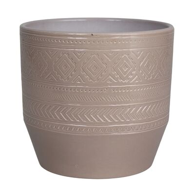 Osłonka ceramiczna 82 11 cm TRIBAL szary lazur