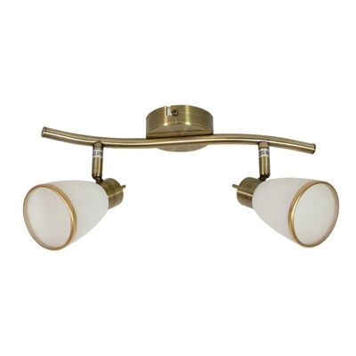 Lampa sufitowa REGENT 2 x 40 W G9 patyna