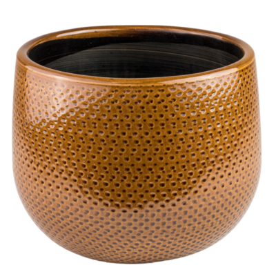 Osłonka ceramiczna GABRIEL ochra 25 cm DHG