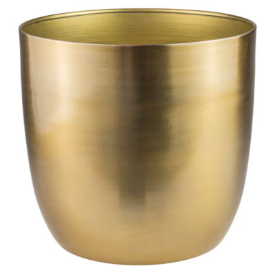 Osłonka metalowa ALANO złota 24,5 cm DHG