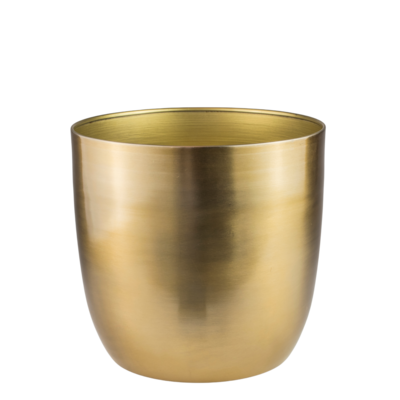 Osłonka metalowa ALANO złota 13 cm DHG