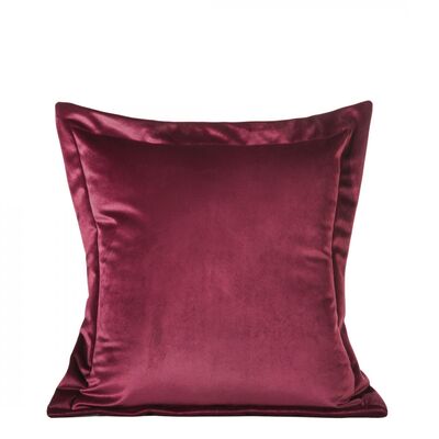 Poszewka dekoracyjna VILLA 45 x 45 cm bordowa 2 sztuki