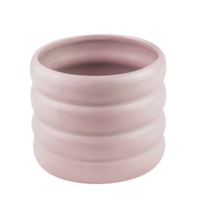 Osłonka ceramiczna GLOBO różowa 13,5 cm DHG