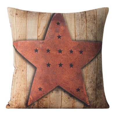 Poszewka dekoracyjna STAR/11 40 x 40 cm brązowa