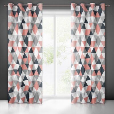 Zasłona gotowa na przelotkach ADINA 250 x 140 cm wielokolorowy