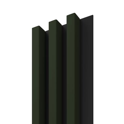 Lamele ścienne Stegu Linea Slim 265 x 15 cm zielono-czarny