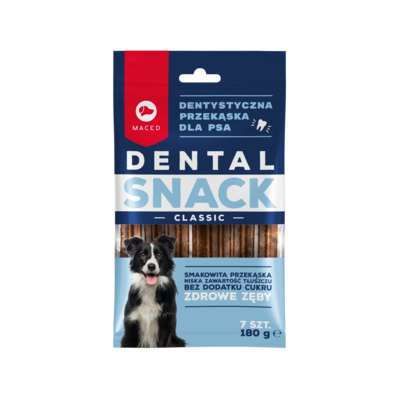 Przysmak dla psa classic dental snack 180 g Maced