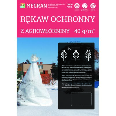 Agrowłóknina zimowa rękaw 0,60 x 10 mb biała