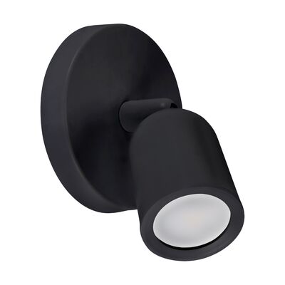 Oprawa ścienno-sufitowa BOGNA GU10 1C BLACK STRÜHM