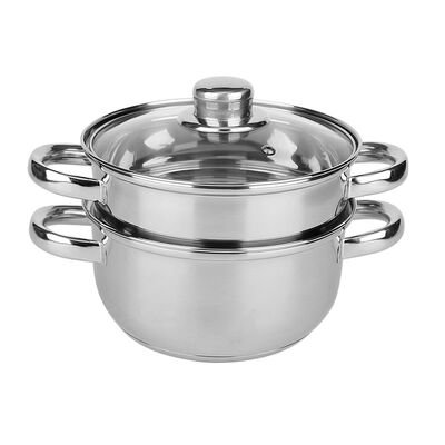 Garnek nierdzewny do gotowania na parze DIVAPORE 18 cm 3EL