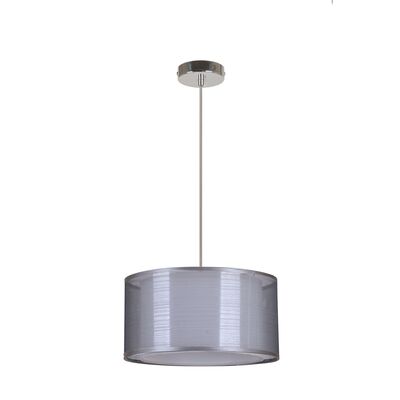 Lampa wisząca Martina 1 x E27 60 W satyna/szary