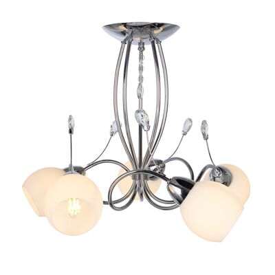 Lampa wisząca 5-płomienna Anika 5 x E14 40 W chrom