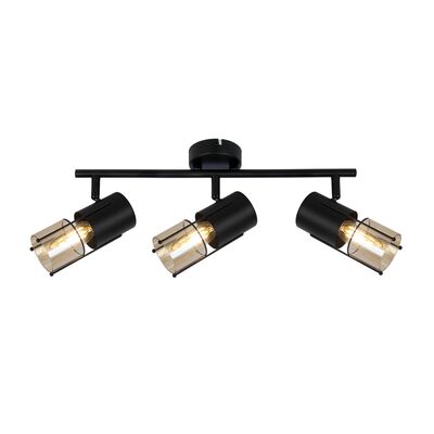 Listwa 3-płomienna Scottie 3 x E14 40 W czarna