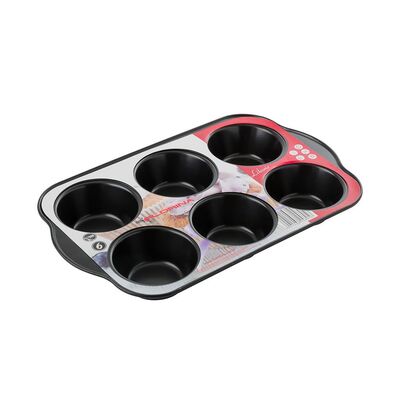 Blacha do muffinek LIKORIS na 6 babeczek 28 x 18 x 3,5 cm