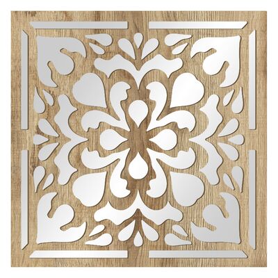 Lustro ORNAMENT 50 x 50 cm MR006 Rita dąb