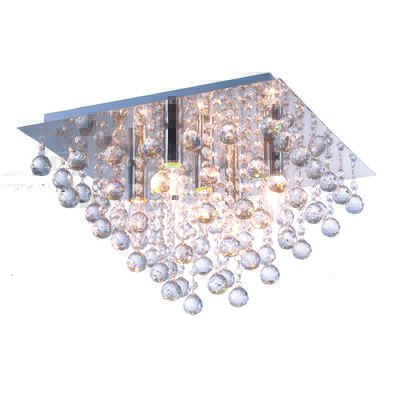 Plafon Lancaster crystal 40 W 5 x E14 chrom