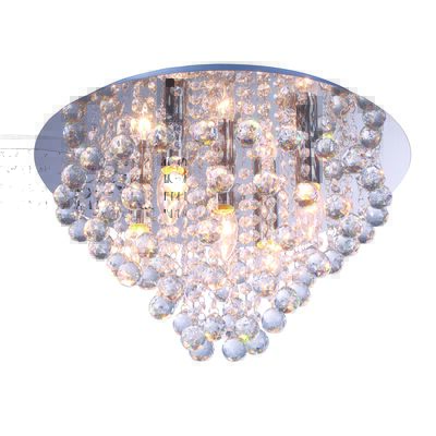 Plafon London crystal 40 W 5 x E14 chrom