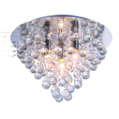 Plafon London crystal 40 W 3 x E14 chrom