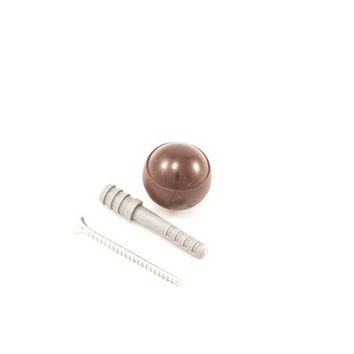 Odbojnik do drzwi D4 brązowy 8 x 60 mm ANDPOL