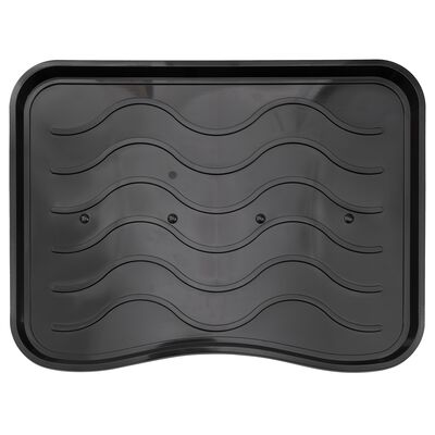 Ociekacz na buty 38 x 50 cm czarny fala C