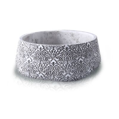 Osłonka misa betonowa szara 24 cm