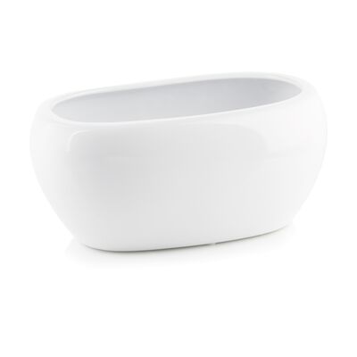 Osłonka ceramiczna rynna biała 27 cm