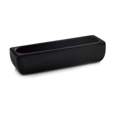 Osłonka ceramiczna rynna czarna 32 cm