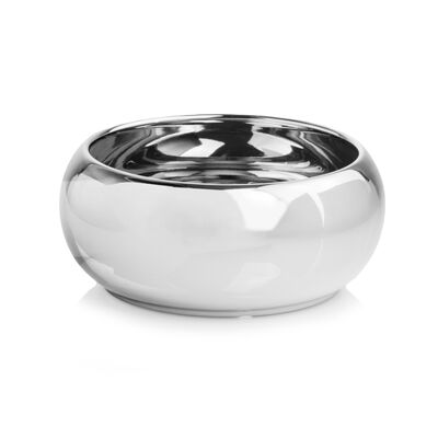 Osłonka ceramiczna misa srebrna 19 cm