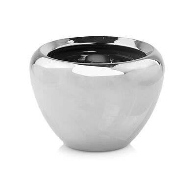 Osłonka ceramiczna srebrna 20 cm