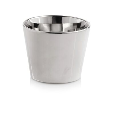 Osłonka ceramiczna srebrna 12 cm