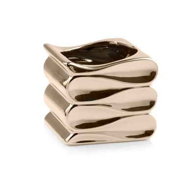 Osłonka ceramiczna fala złota 18 cm
