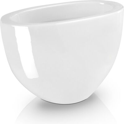 Osłonka ceramiczna owal biała 23 cm