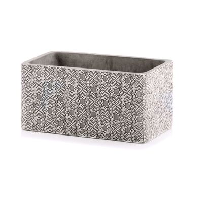 Osłonka rynna betonowa szara 27 cm