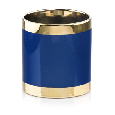 Osłonka ceramiczna gold  blue 13 cm