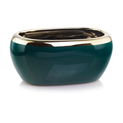 Osłonka ceramiczna rynna gold  green 27 cm