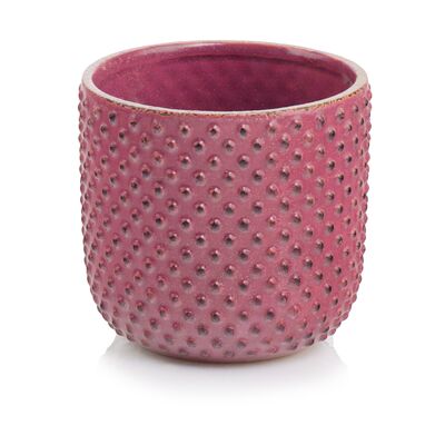 Osłonka ceramiczna różowa 14 cm