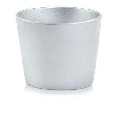 Osłonka ceramiczna 13 cm srebrna
