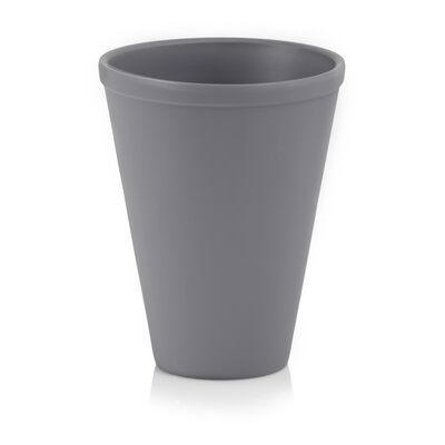 Osłonka ceramiczna storczyk szara 15 cm