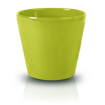 Osłonka ceramiczna zielona 17 cm