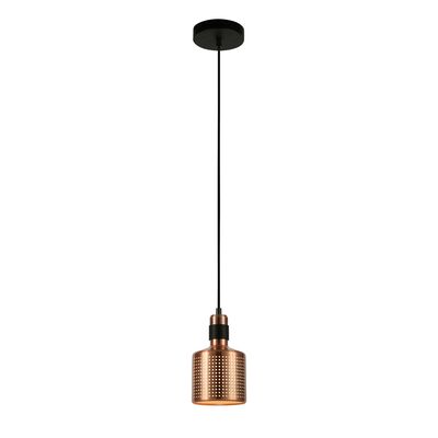Lampa wisząca Restenza 1 x E27 40 W miedziana
