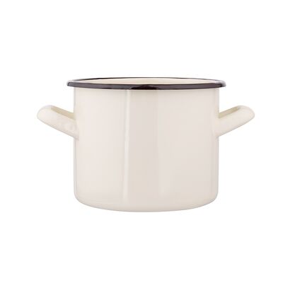 Garnek prosty 1,5 l kremowy