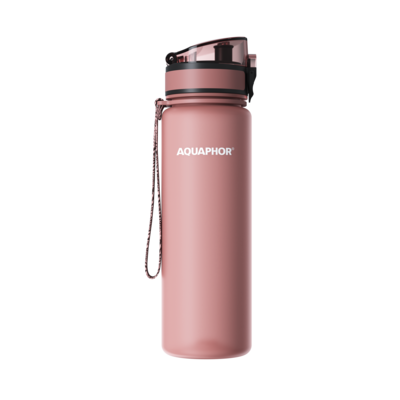 Butelka filtrująca 500 ml Aquaphor CITY pudrowy róż