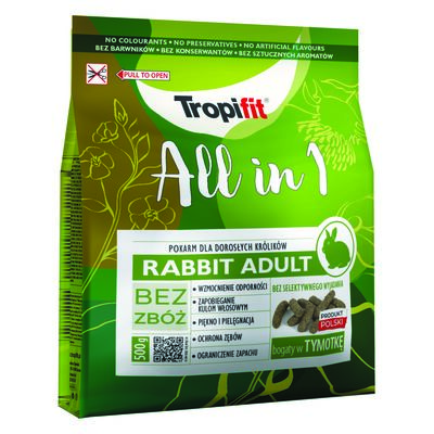 Pokarm dla dorosłych królików TROPIFIT ALL IN 1 500 g