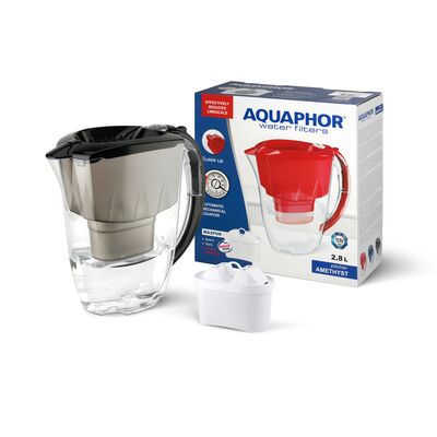 Dzbanek 2,8 l Amethyst z wkładem filtrującym B100-25 Maxfor czarny