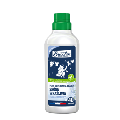 Płyn do płukania tkanin skóra wrażliwa bez alergenów 750 ml Briochin