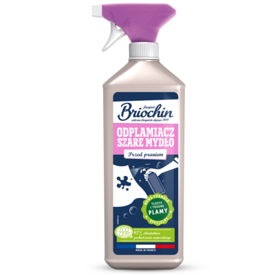 Odplamiacz przed praniem szare mydło 500 ml Briochin