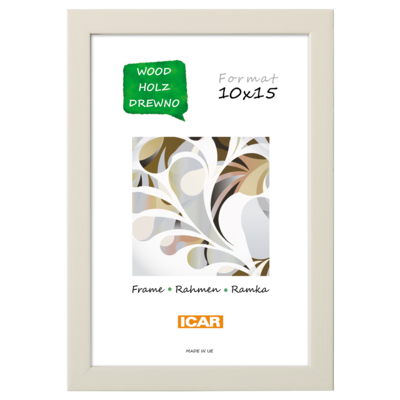 Ramka drewniana PINIA 04 PAK 30 x 40 cm beżowy