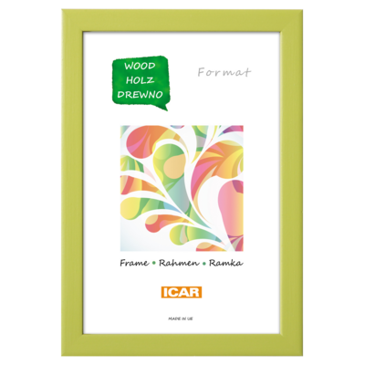 Ramka drewniana PINIA 14 PAK 30 x 40 cm zielony
